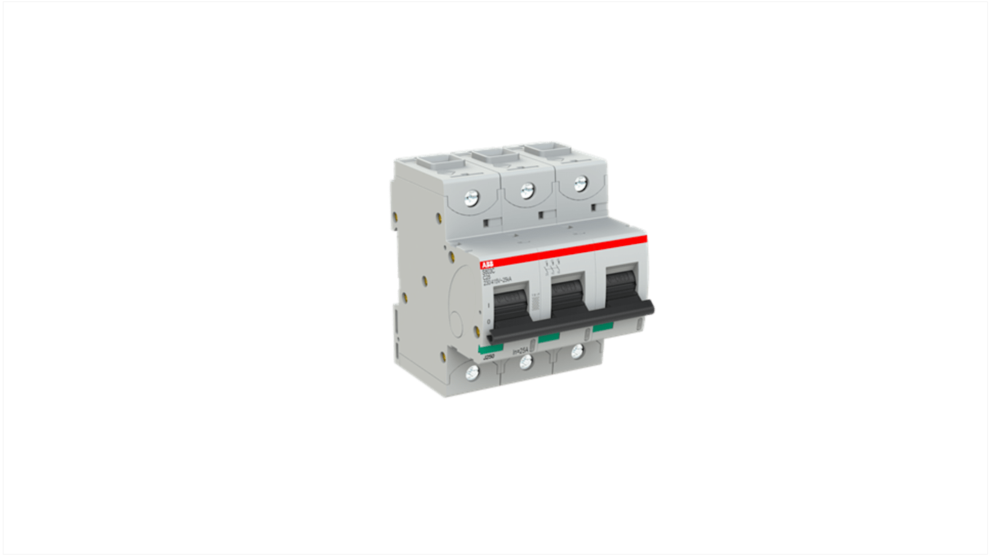 ABB S803 Schutzschalter Typ C, Pol 3 25A 440V, Abschaltvermögen 15 kA