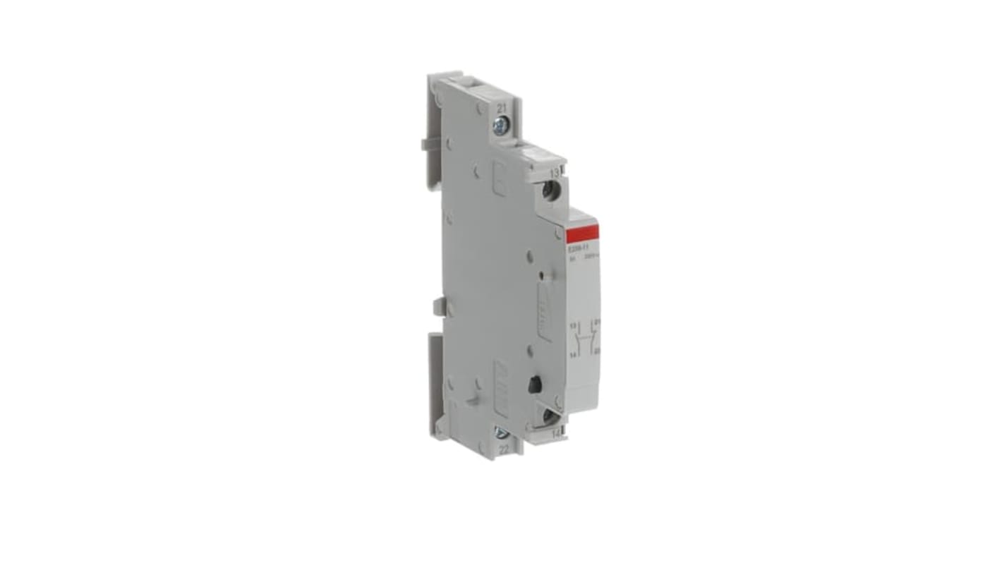 ABB Auxiliary Contact, 1 Contact, 1NO+1NC, DIN Rail