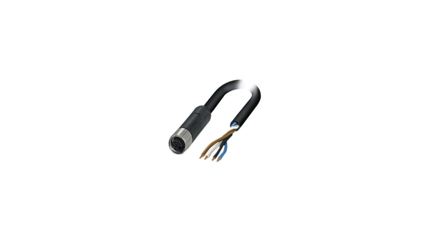 Cable para sensor/actuador Phoenix Contact, con. A M12 Hembra, 4 polos, long. 1.5m