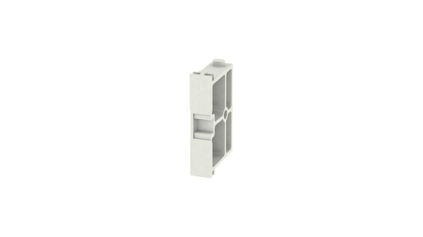 Weidmüller adapter keret, használható: (Nagy teherbírású tápcsatlakozó)-hoz 7.15 x 20.6 x 34 mm Felső