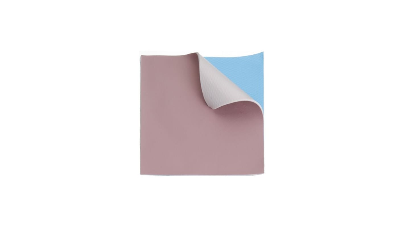 Bergquist Self-Adhesive Thermal Gap Pad, 2mm Thick, 1W/m·K, Silicone Elastomer, 100 x 100 x 2mm