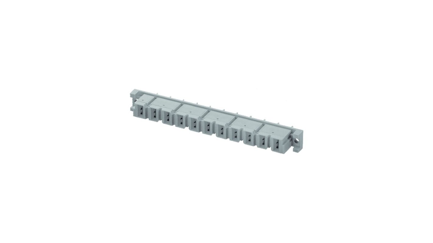 ERNI 11 Way 7.62mm Pitch, Type H11 Class C1, 1 Row, Straight DIN 41612 Connector, Socket