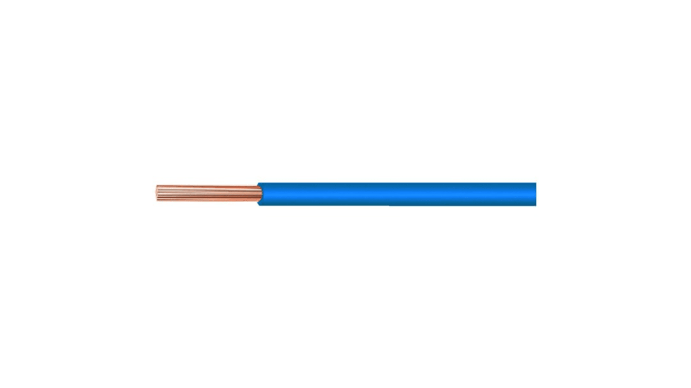 Helukabel Blue 0.14 mm² Hook Up Wire, 26 AWG, 100m, PVC Insulation