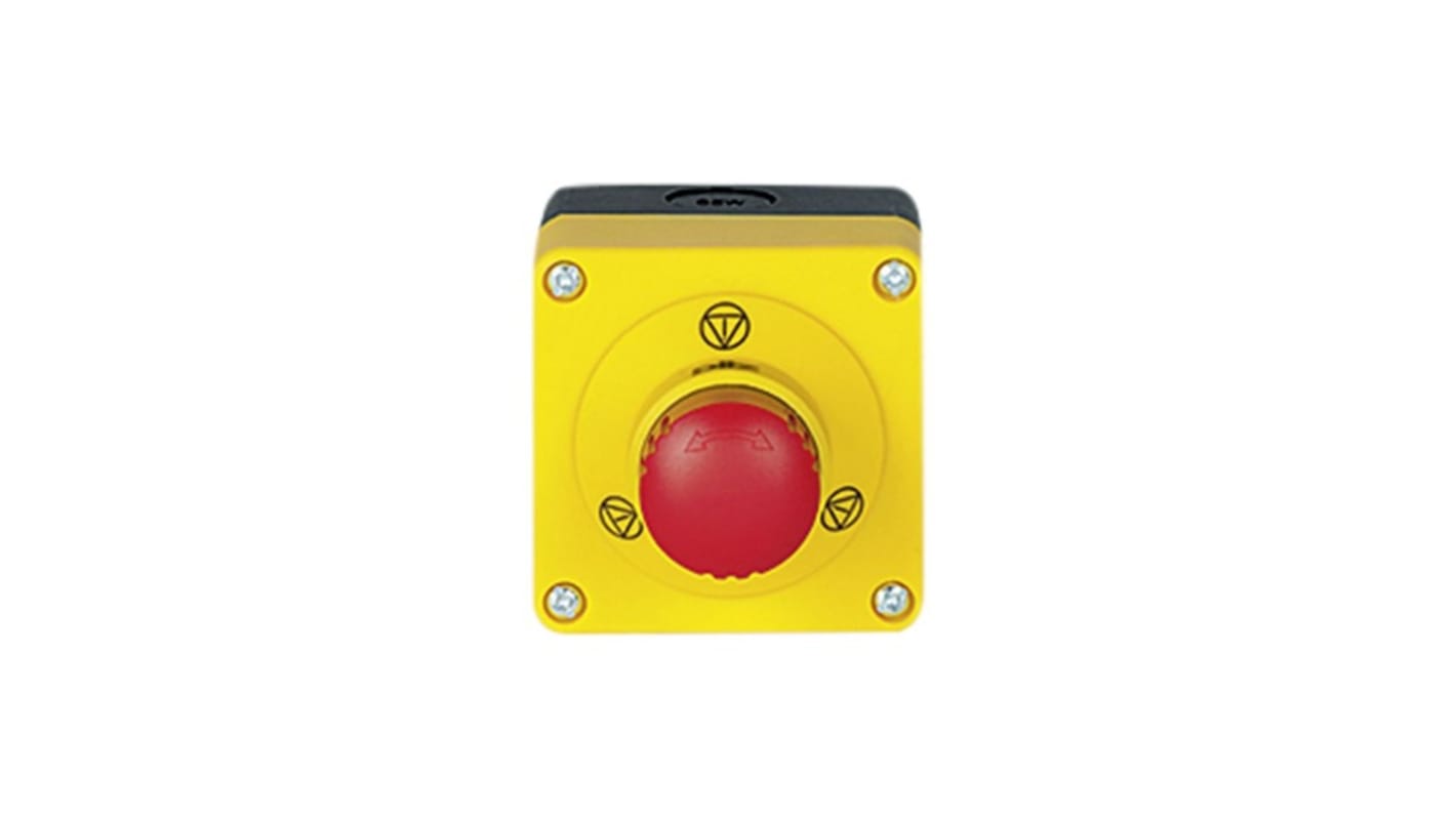 Emergency stop pushbutton