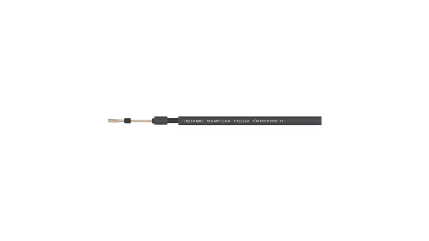 Helukabel Solar Cable 6 mm² CSA , -40 → 120 °C 100m Black