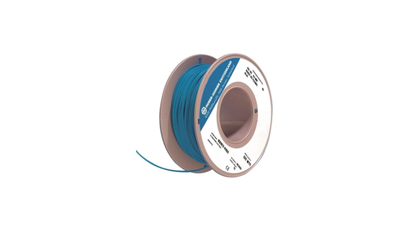 Huber+Suhner RADOX Series Orange 0.25 mm² Hook Up Wire, 24 AWG, 100m