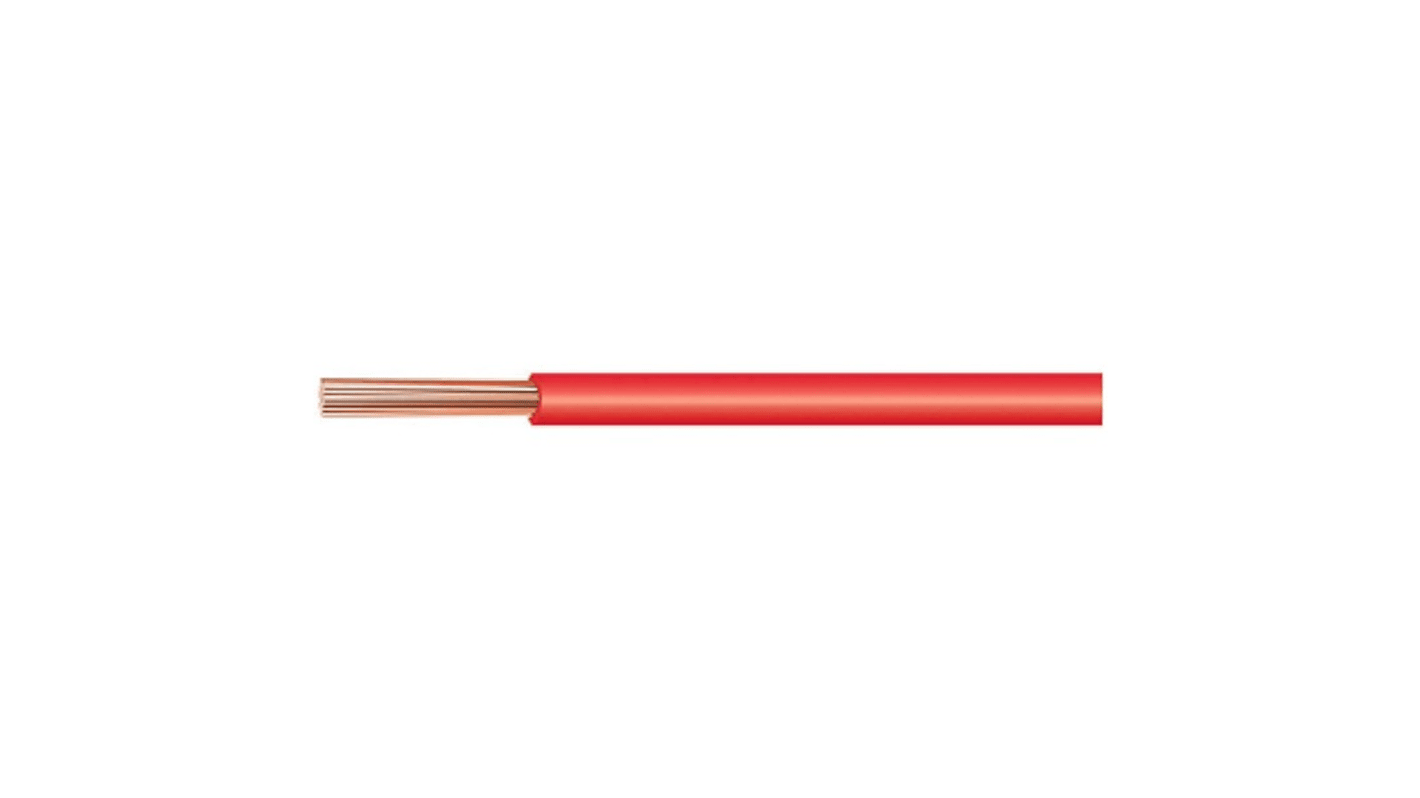 Huber+Suhner Einzeladerleitung 1,5 mm², 16 AWG (Schließer) 100m Rot