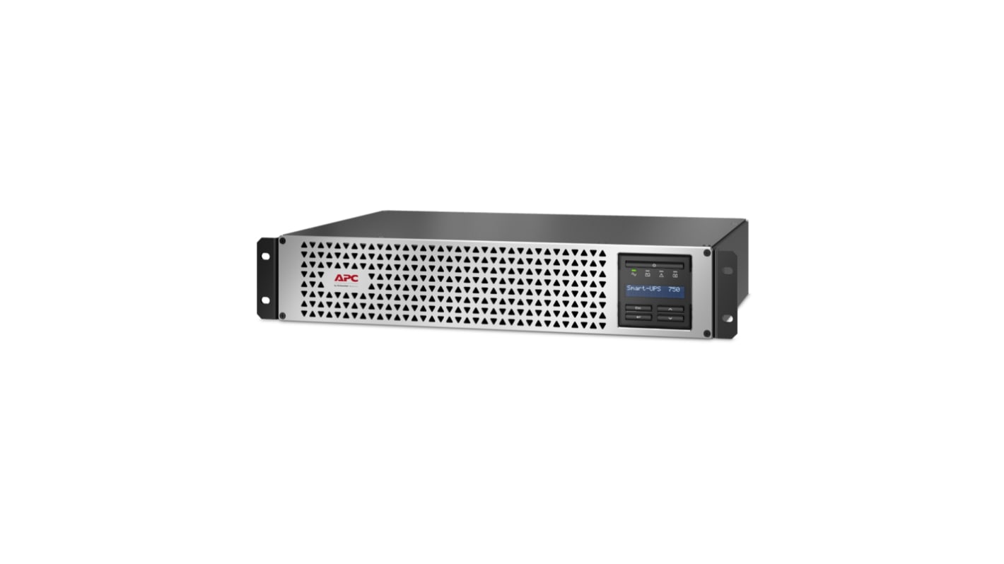 APC 230V Input Rack Mount UPS, 750VA (600W), SMTL750RMI2UC