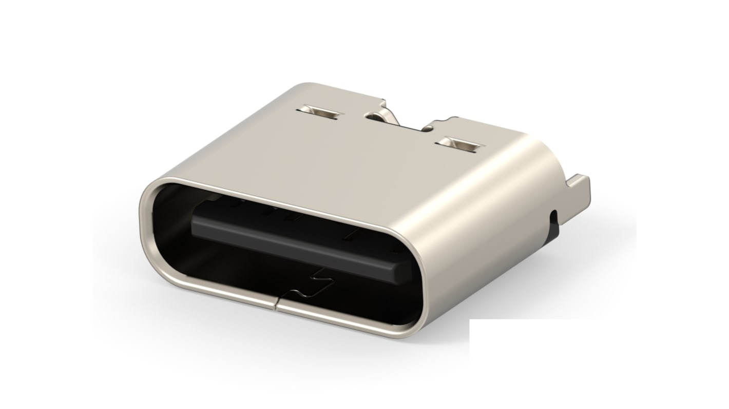 TE Connectivity USB-C-Steckverbinder 2.0 C Buchse / 3A, Montage von oben