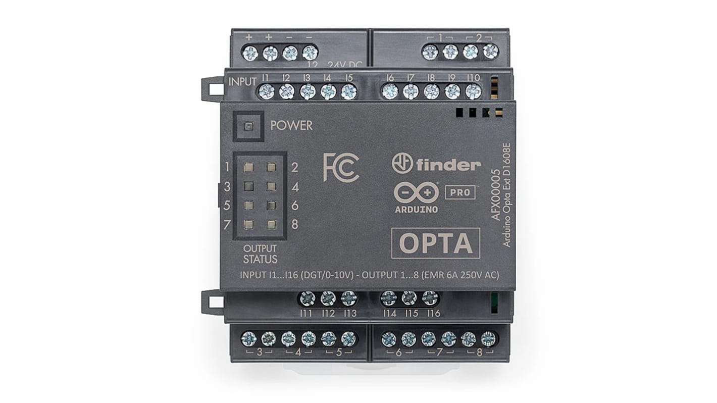 Pro Opta® Digital Expansion Ext D1608E (con relè elettromeccanici) Arduino