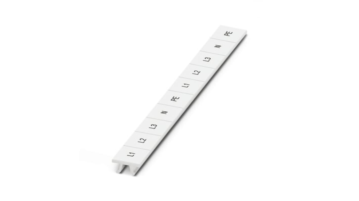 Phoenix Contact, ZB Zack Marker Strip for use with  for use with Terminal Blocks