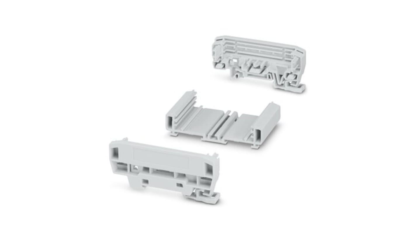 Caja para carril DIN Phoenix Contact serie UM-BASIC, de PVC, 63.8 x 92.3 x 39.45mm