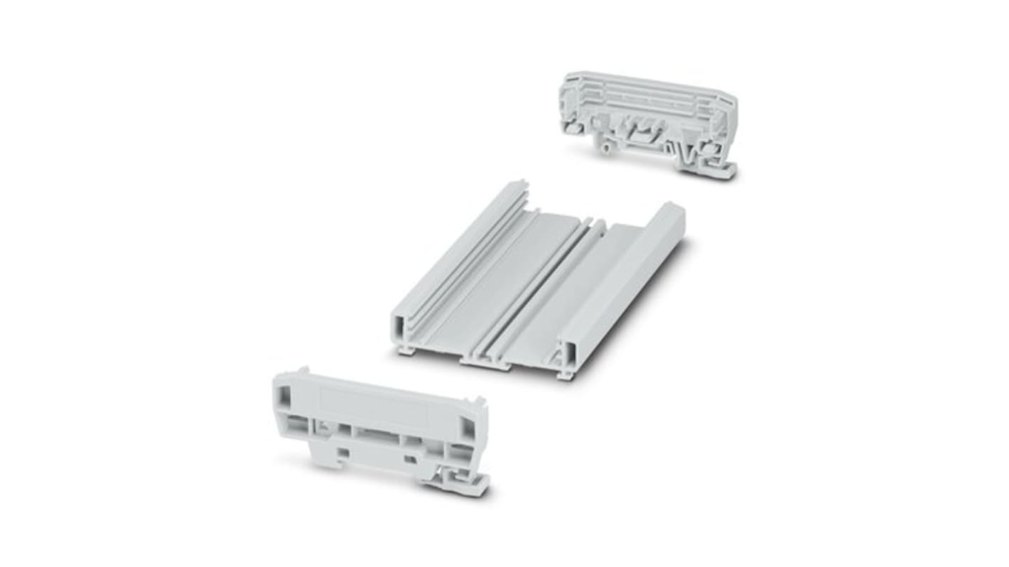 Phoenix Contact Profile Housing Enclosure Type UM-BASIC Series , 153.8 x 92.3 x 39.45mm, PVC DIN Rail Enclosure