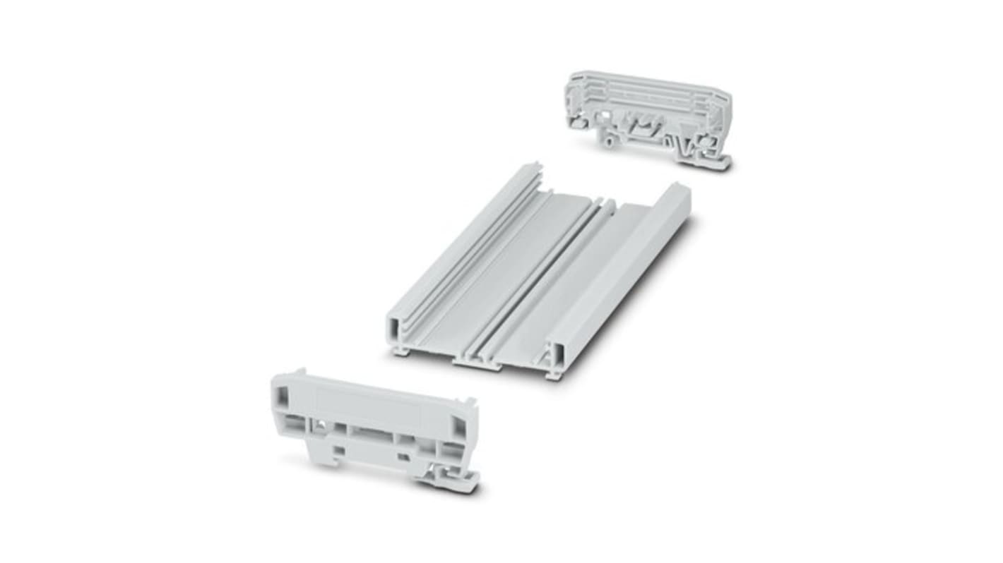 Phoenix Contact Profile Housing Enclosure Type UM-BASIC Series , 183.8 x 92.3 x 39.45mm, PVC DIN Rail Enclosure