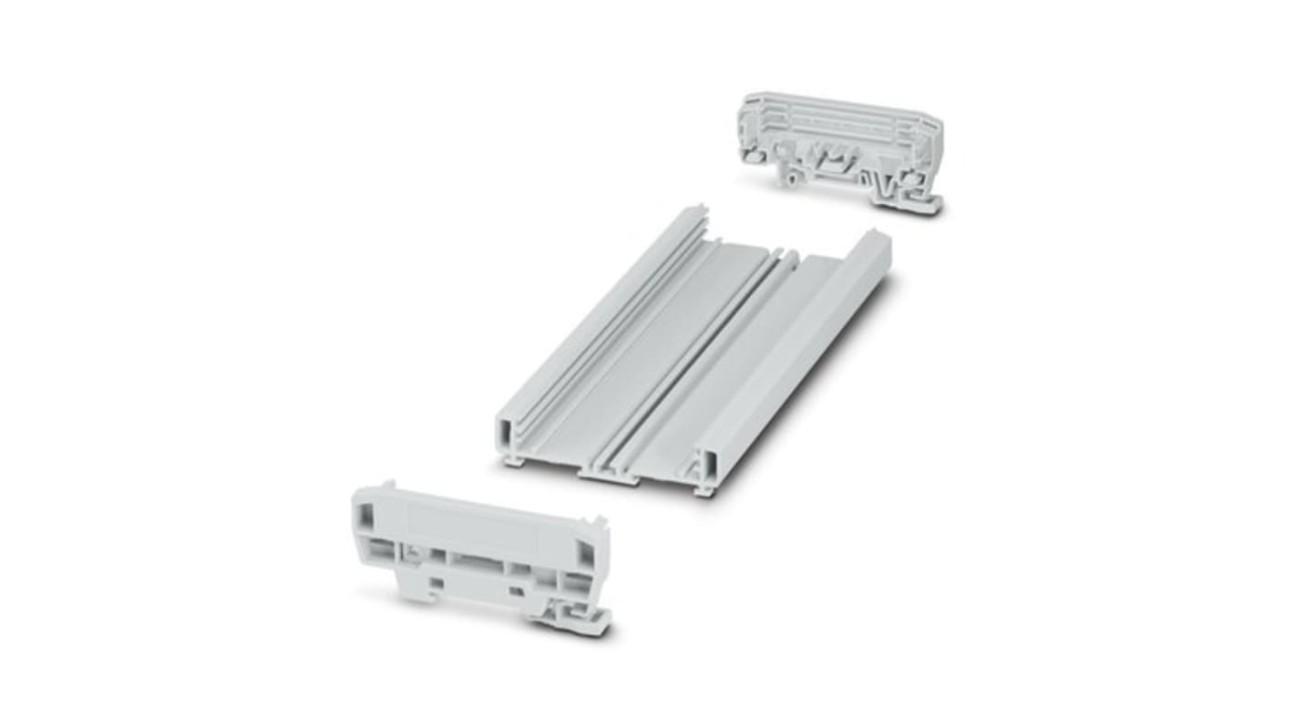 Phoenix Contact Profile Housing Enclosure Type UM-BASIC Series , 203.8 x 92.3 x 39.45mm, PVC DIN Rail Enclosure