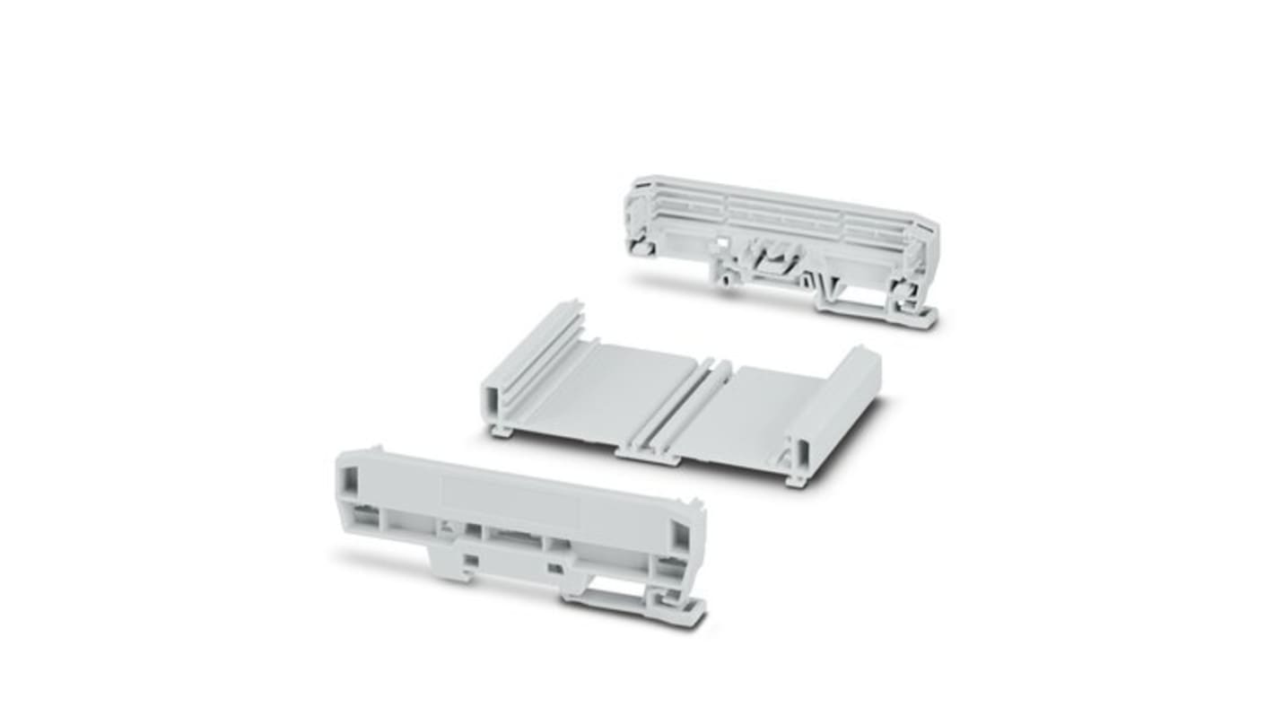 Phoenix Contact Profile Housing Enclosure Type UM-BASIC Series , 83.8 x 127.8 x 39.45mm, PVC DIN Rail Enclosure