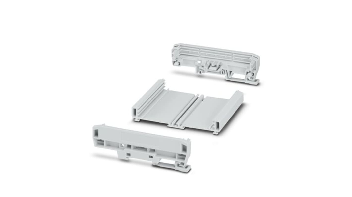 Phoenix Contact Profile Housing Enclosure Type UM-BASIC Series , 103.8 x 127.8 x 39.45mm, PVC DIN Rail Enclosure