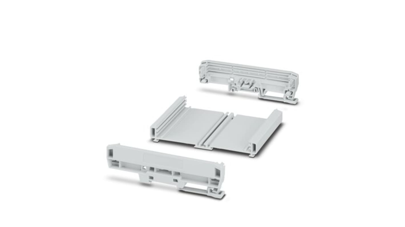 Phoenix Contact Profile Housing Enclosure Type UM-BASIC Series , 103.8 x 142.3 x 39.45mm, PVC DIN Rail Enclosure