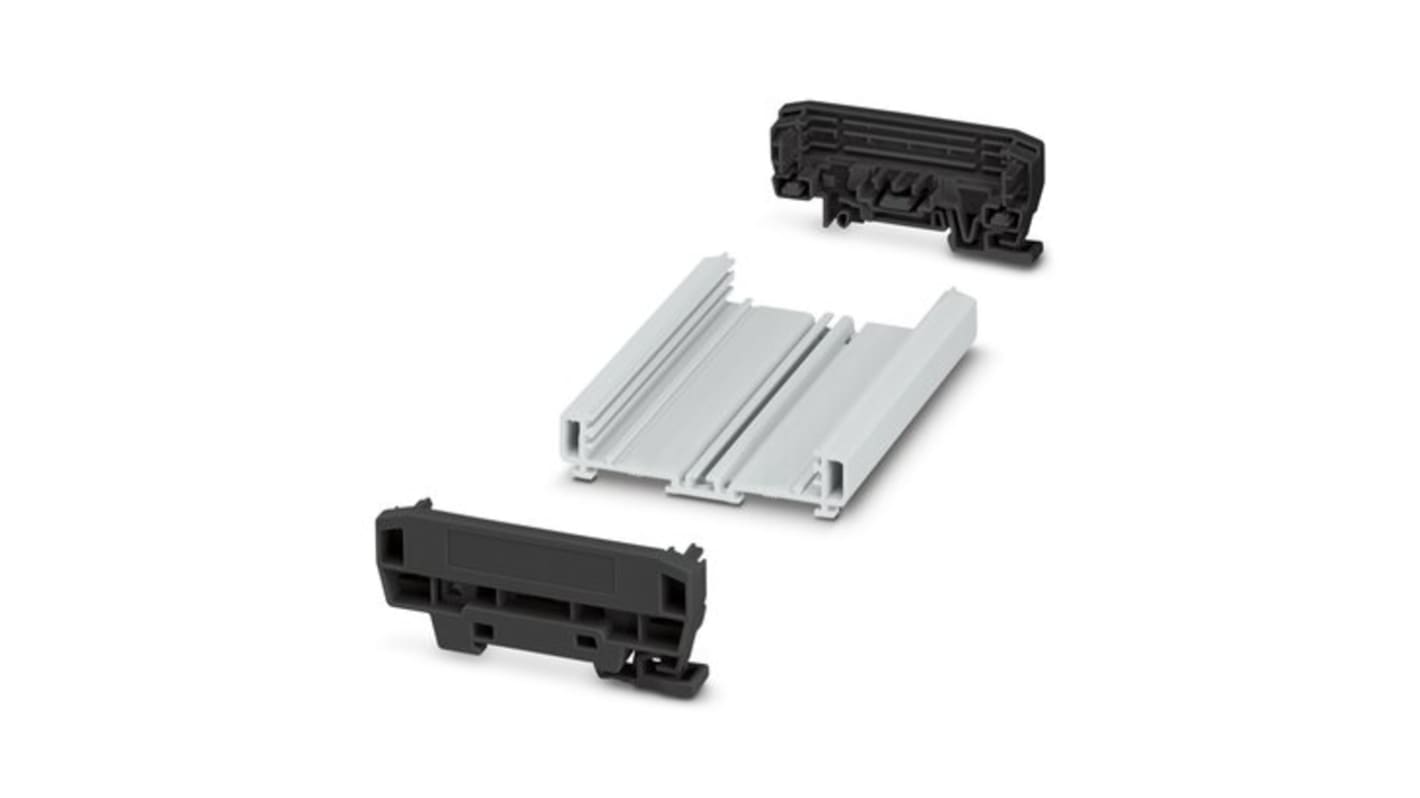 Phoenix Contact Profile Housing Enclosure Type UM-PRO Series , 123.8 x 92.3 x 39.45mm, Polyamide DIN Rail Enclosure