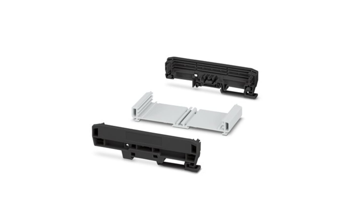 Phoenix Contact Profile Housing Enclosure Type UM-PRO Series , 63.8 x 142.3 x 39.45mm, Polyamide DIN Rail Enclosure