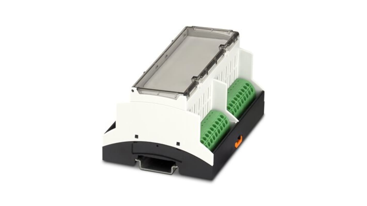 Phoenix Contact DIN Rail Housing Enclosure Type BC Series , 107.6 x 89.7 x 60.7mm, Polycarbonate DIN Rail Enclosure