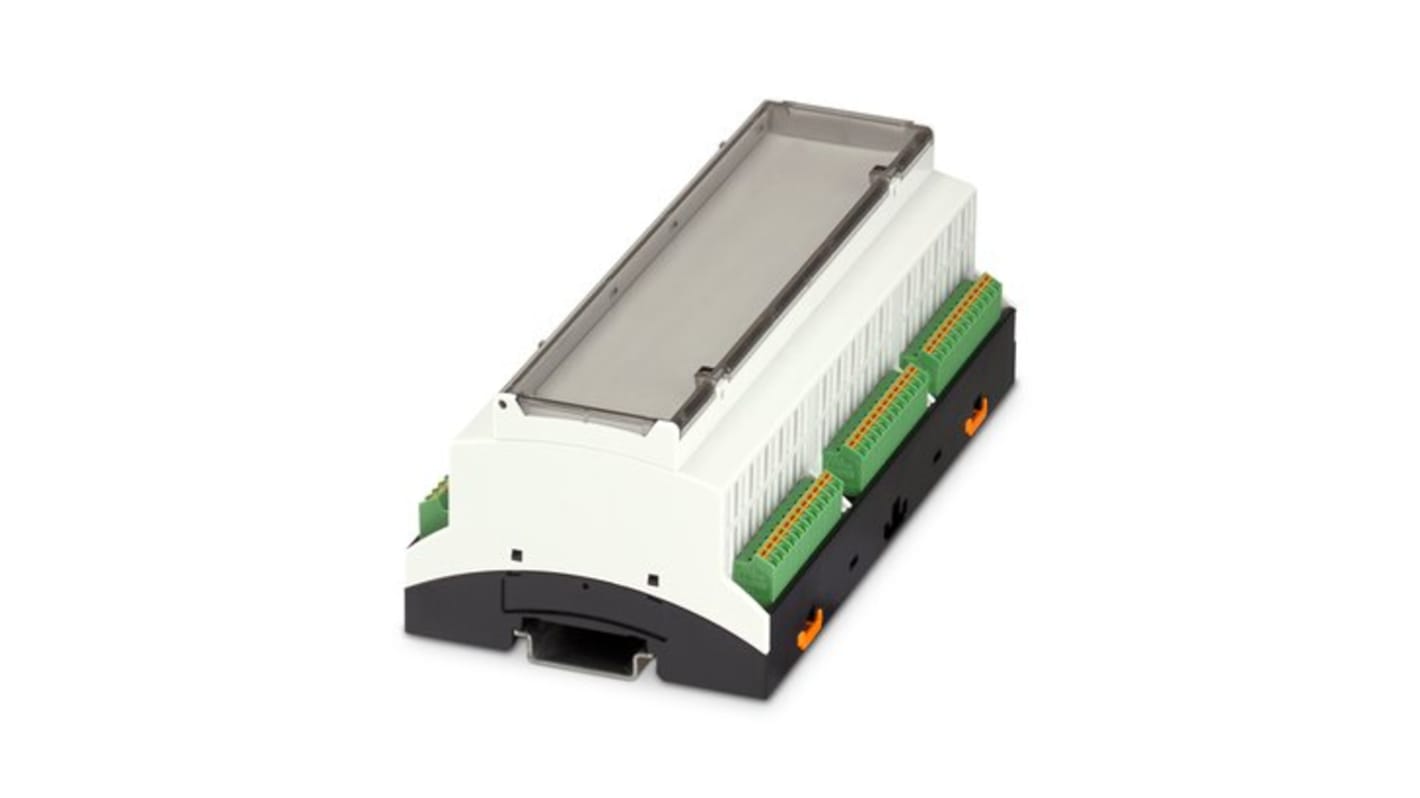 Phoenix Contact DIN Rail Housing Enclosure Type BC Series , 161.6 x 89.7 x 60.7mm, Polycarbonate DIN Rail Enclosure