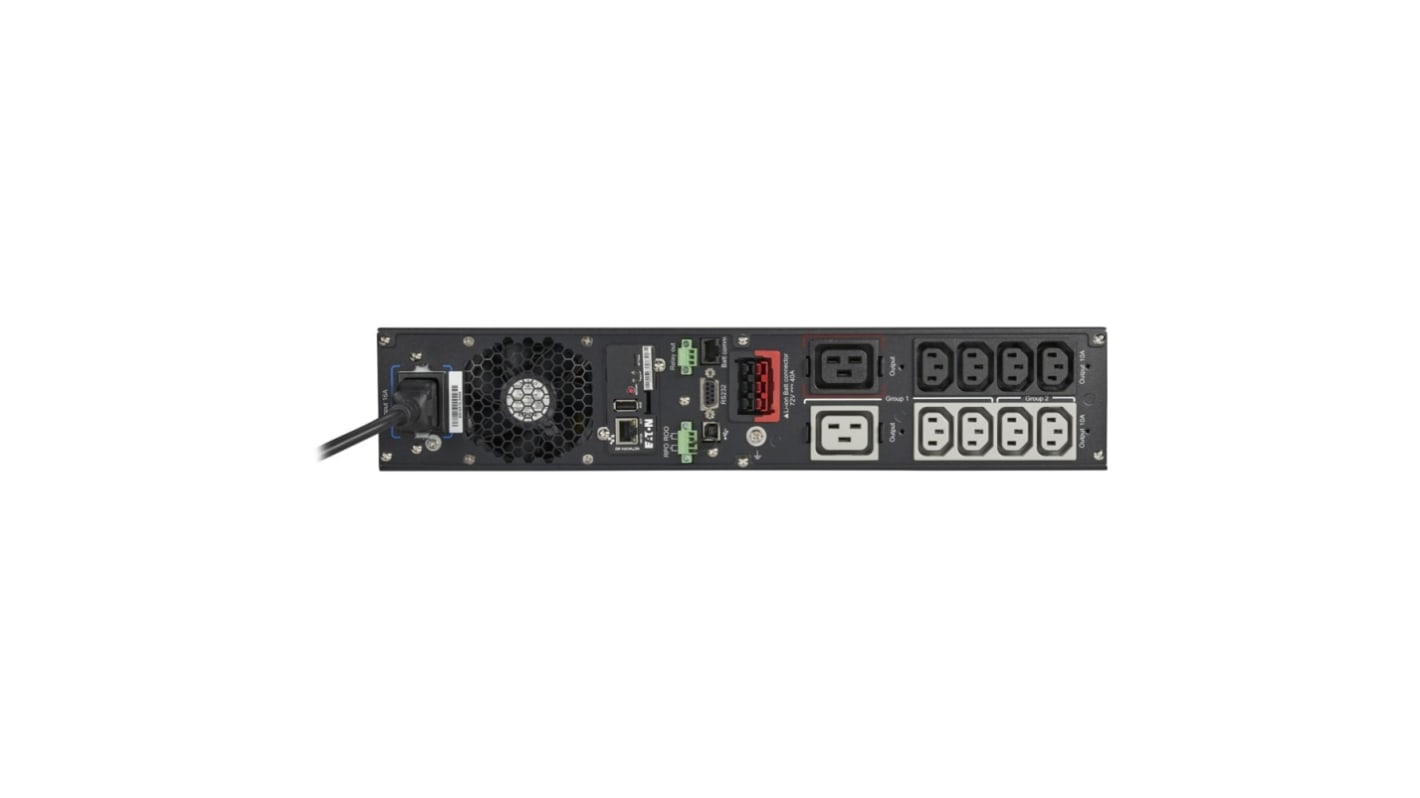 Gruppo di continuità Eaton, 2200VA, ingresso 230V, uscita 230V, 2.2kW, Montaggio a rack