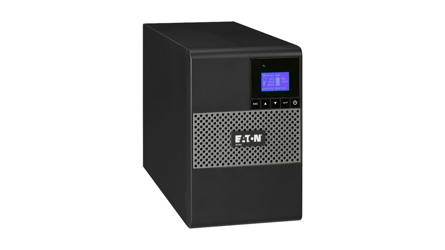 Eaton 160 → 294V Input Uninterruptible Power Supply, 850VA (600W), 5P