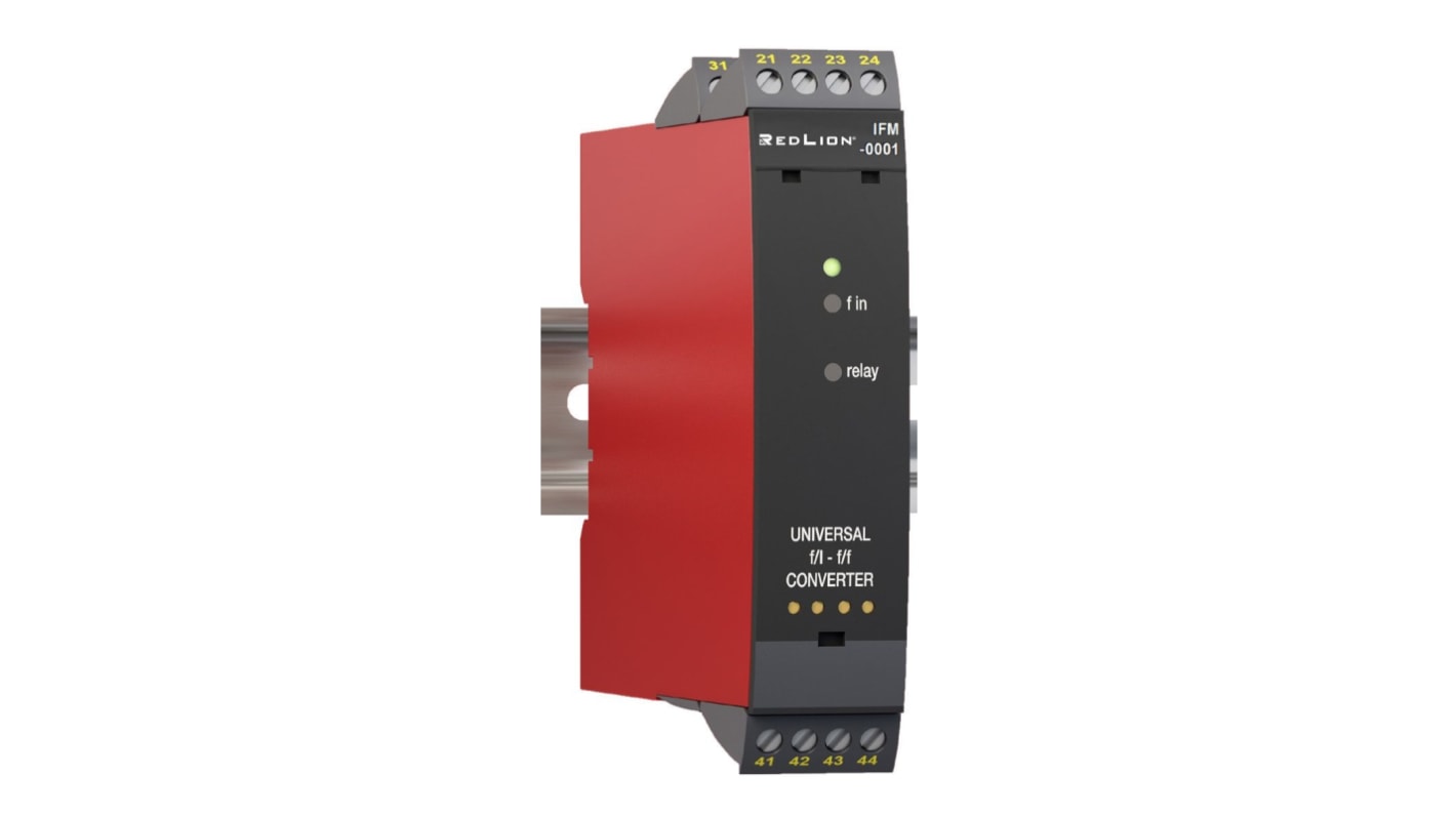 Red Lion Controls IFM Series Frequency / Current Converter, Analogue, Relay Output, 21.6 → 25V ac Supply