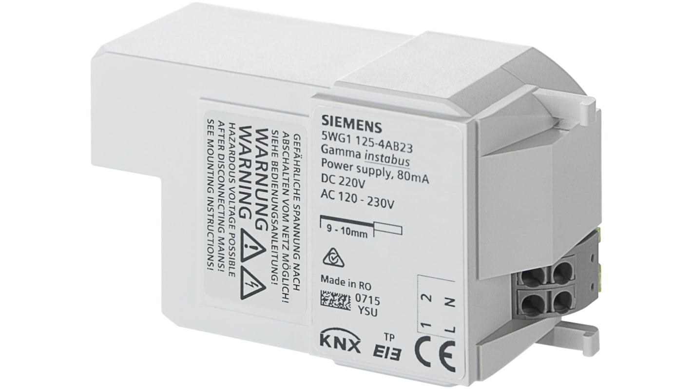Siemens RL 125 Power Supply, 120-230V ac ac, dc Input, 29V dc dc Output, 80mA Output, 10VA