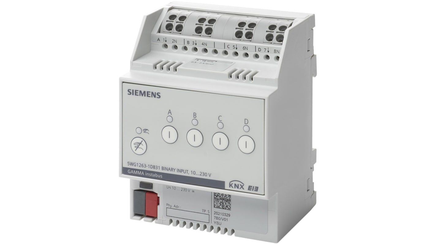 N 263D31 | Siemens N 263 Series Input Module for Use with Knx Systems ...