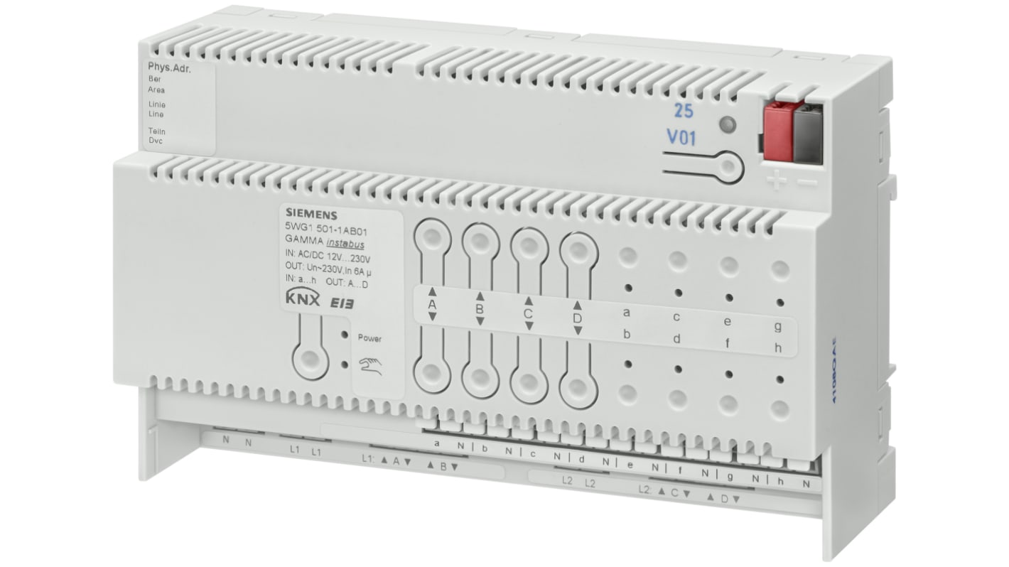 Adaptador Siemens N 501, 230 V ac, 8 entradas tipo ac / dc, 8 salidas tipo Relé