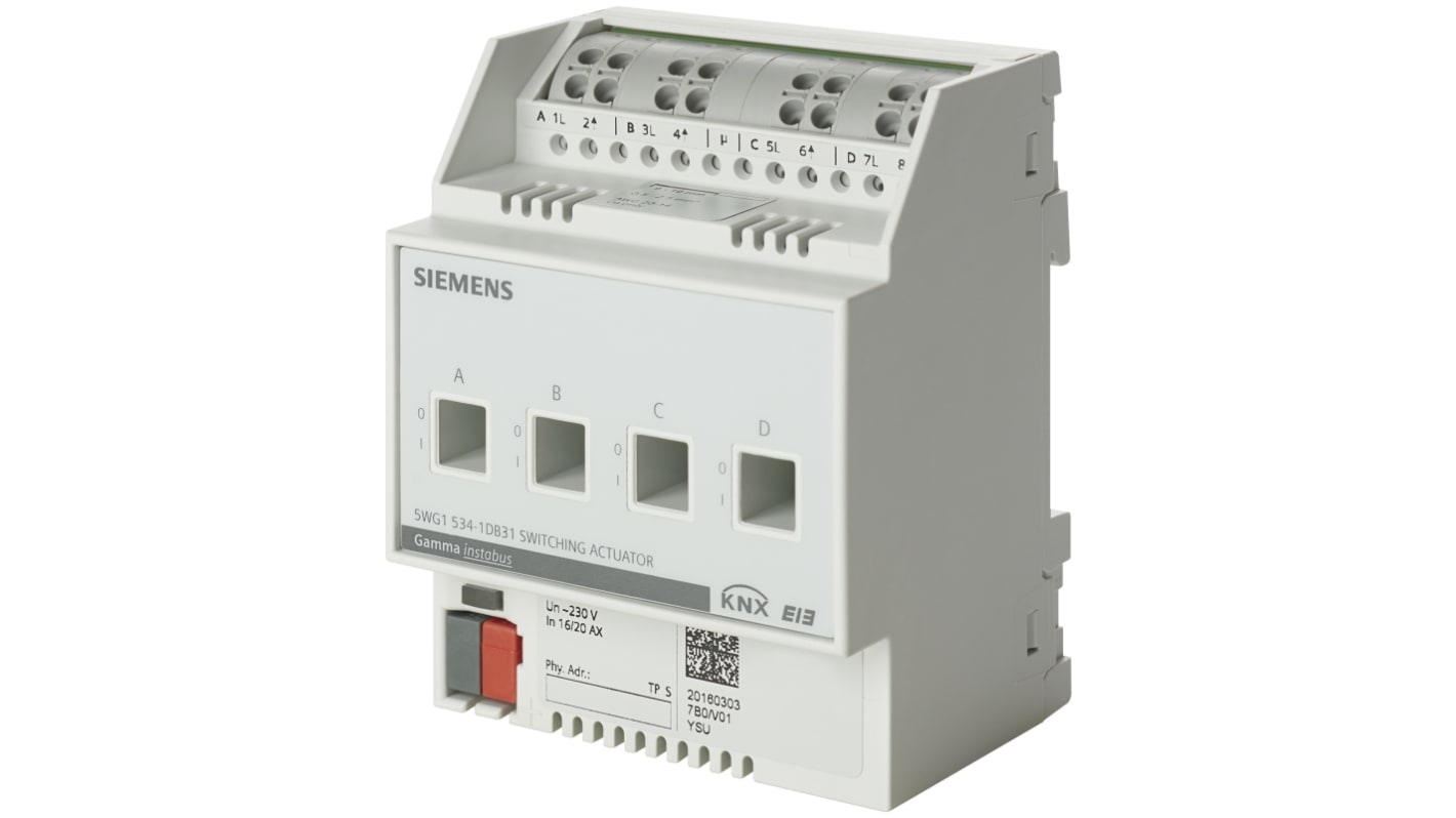 Siemens N 532 Series Adapter, Bistable Relay Contact, 230 V ac