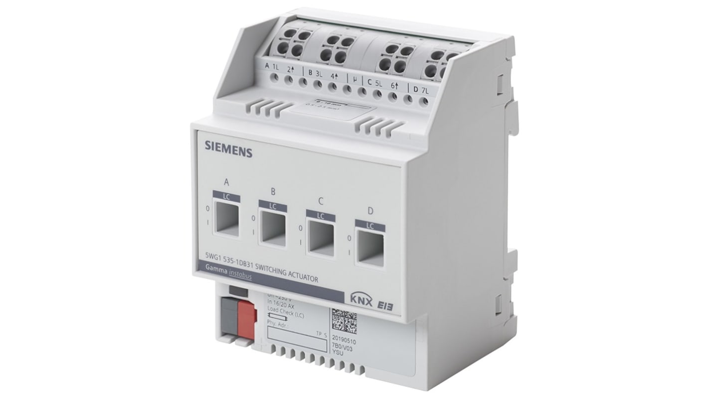 Adaptador Siemens N 535, 230 V ac, 4 salidas tipo Contacto de relé biestable