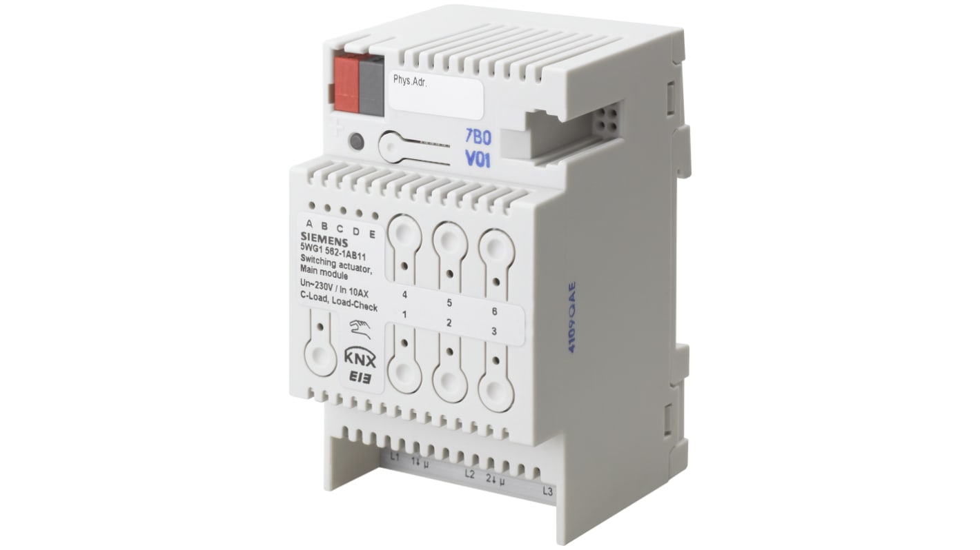 Siemens N 562 Schalter-Betätigungselement für Gamma-Instabus / 3 x Gamma Instabus Relais Ausgang 230 V AC