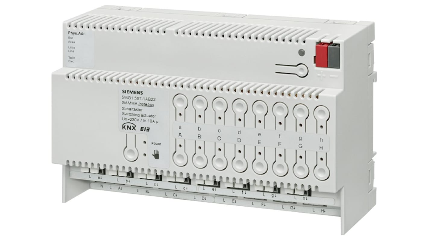 Siemens N 567 Schalter-Betätigungselement / 16 x Gamma Instabus Relais Ausgang 230 V AC