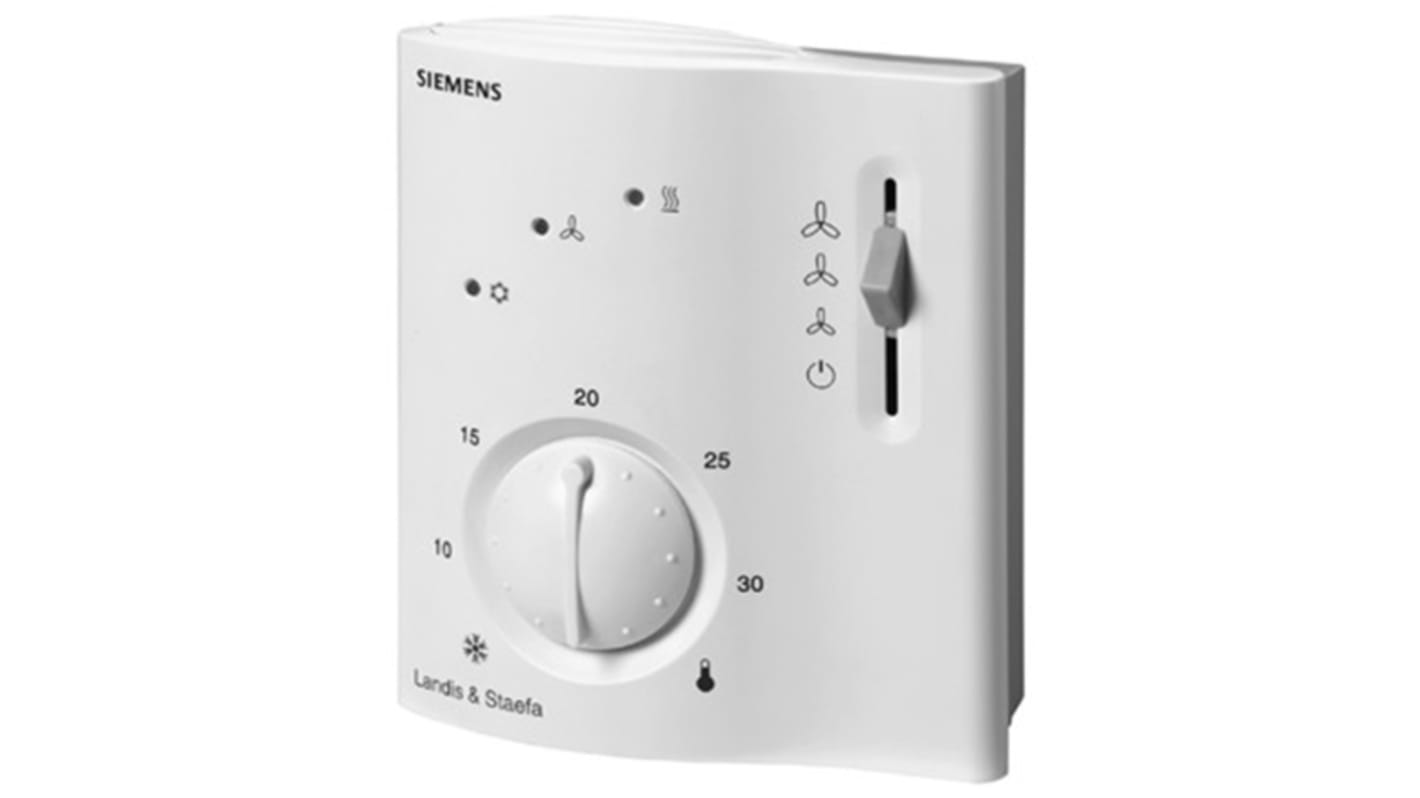 RCC10 | Siemens RCC Changeover Thermostats, 230 V ac, 0-50 °C | RS