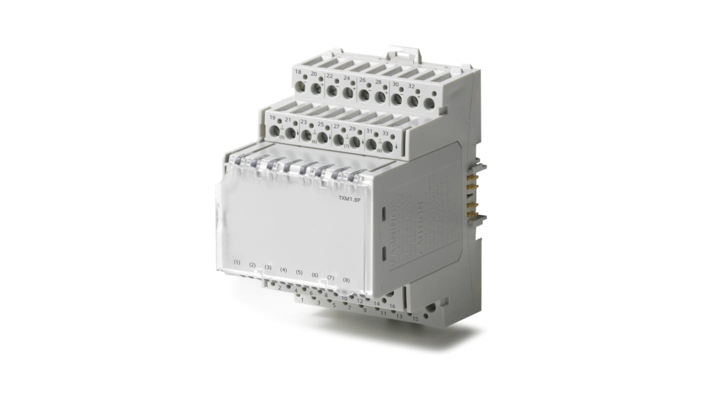 Siemens TXM1 Series Input Module for Use with Temperature Sensors Pt100 4 Wire, Analog, 21.5-26 V dc