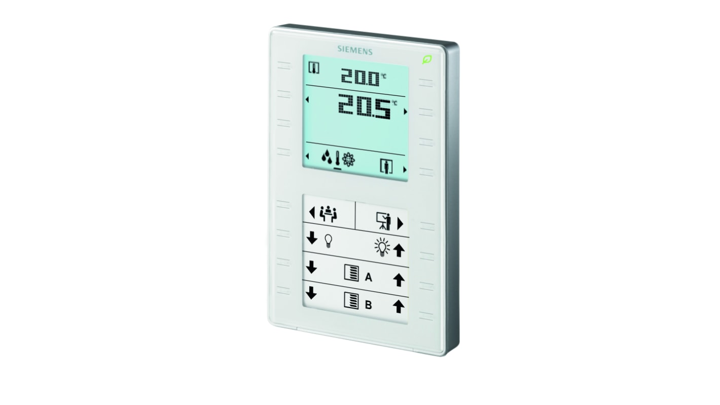 Siemens Raumsensor mit Vollanzeige H. 133.4mm L. 88.4mm