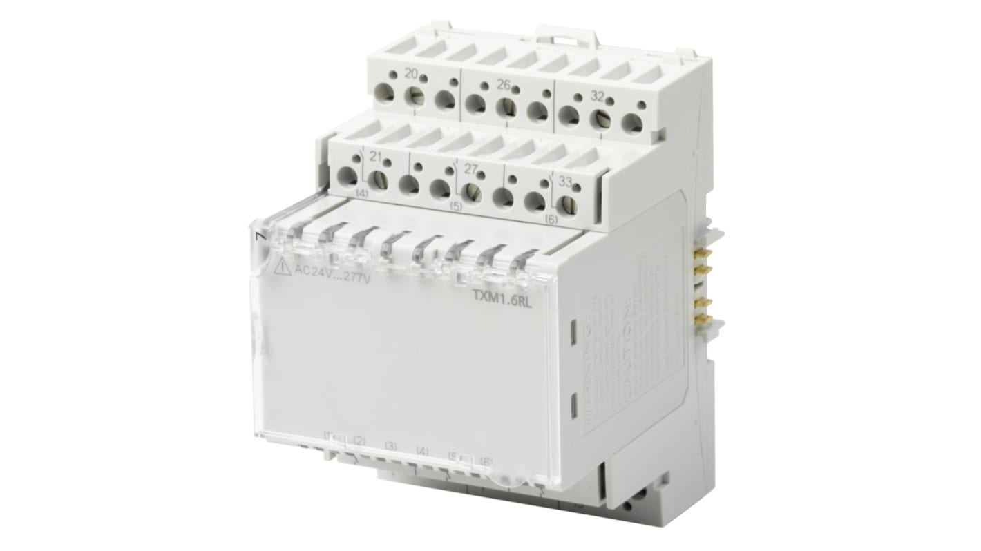 Módulo de salida Siemens TXM1, 24 V CC, 6 salidas tipo Relé