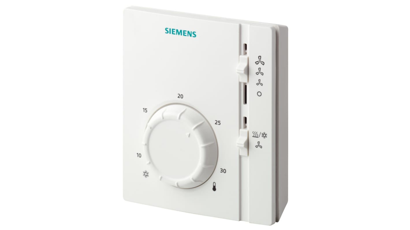 Siemens RAB Thermostats, 230 V ac, 0 - 50 °C