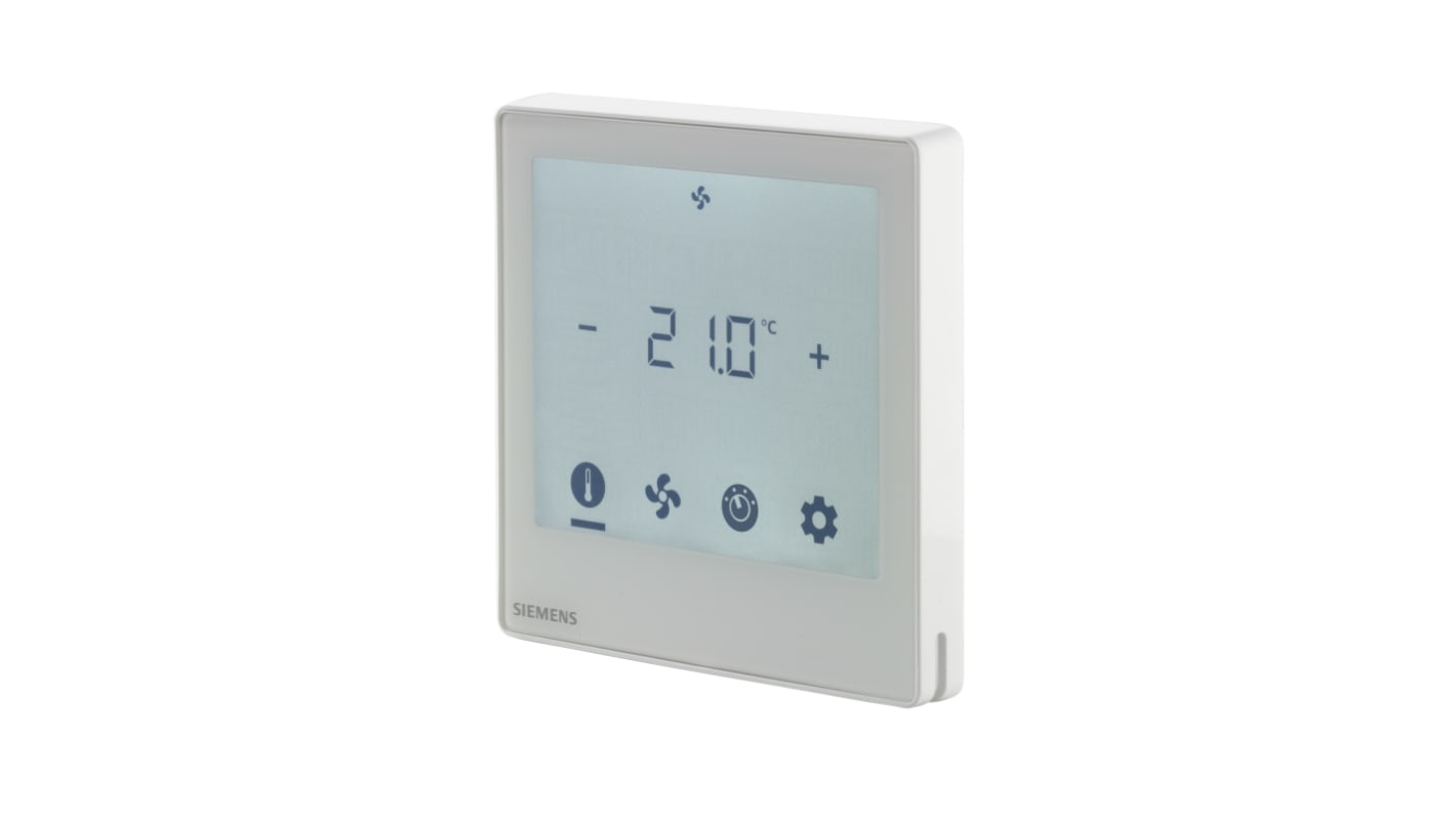 Siemens RDF Thermostat 5A / 230 V AC Wechsler mit LCD-Display mit Hintergrundbeleuchtung 230 V AC