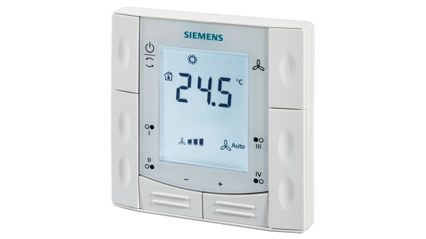 Termostato Siemens serie RDF600KN/S, 0 - 49 °C, alim. 230 V ac, contacto 5A, 230 V