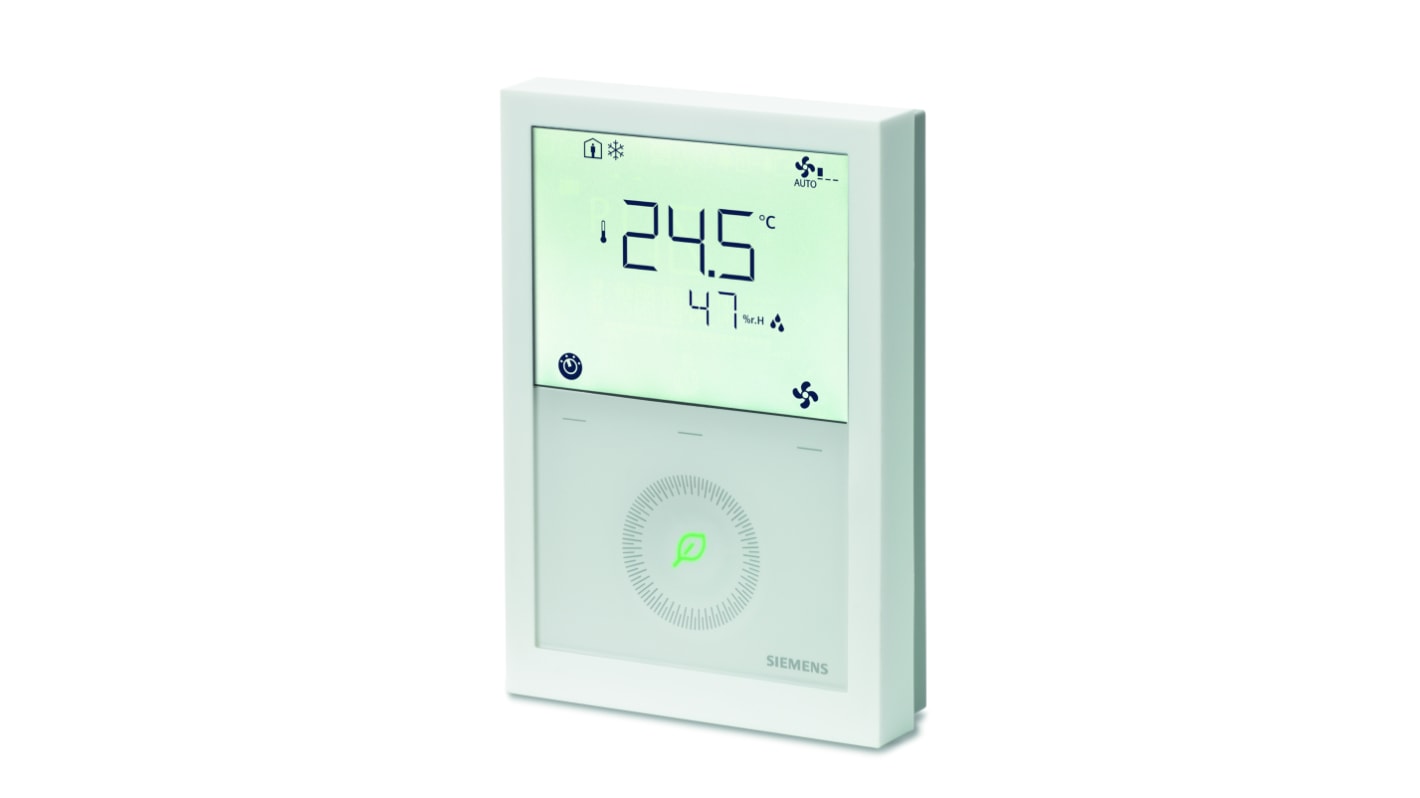 Siemens RDG Thermostats, 5A, 24-230 V ac, 5 → 40 °C