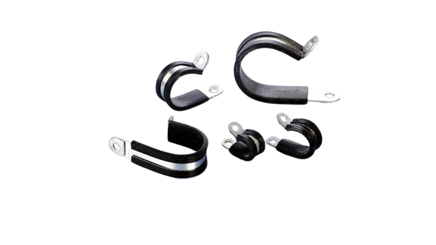 Racor para conducto PMA, Conector Roscado de acero Galvanizado Negro, tamaño nom. 7mm