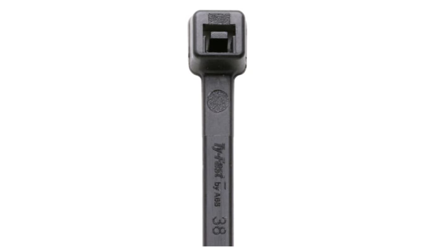 ABB Cable Ties, , 150mm x 2.5 mm, Black Nylon, Pk-100units