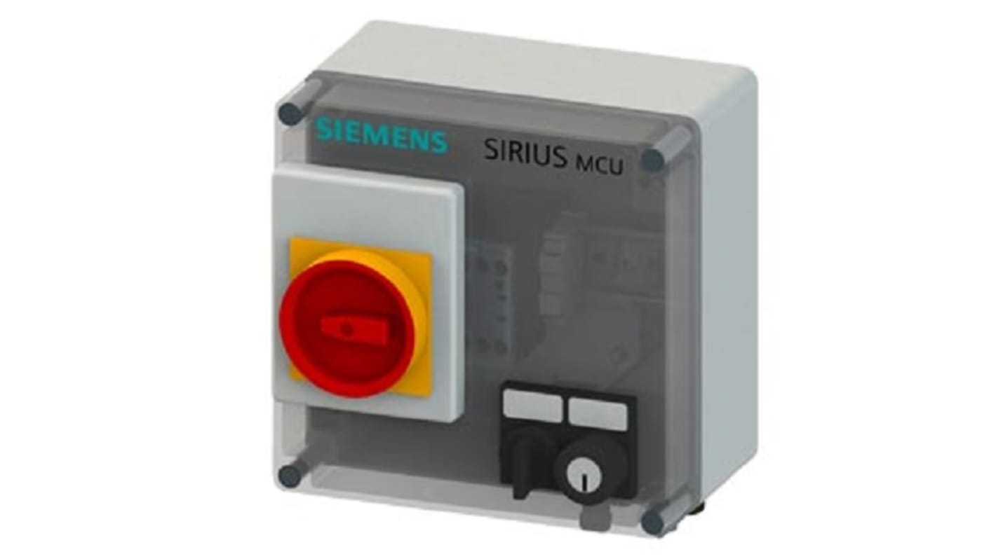 Arrancador de motor Siemens SIRIUS, 4 A, 440 V, 1,5 kW, trifásico, IP55