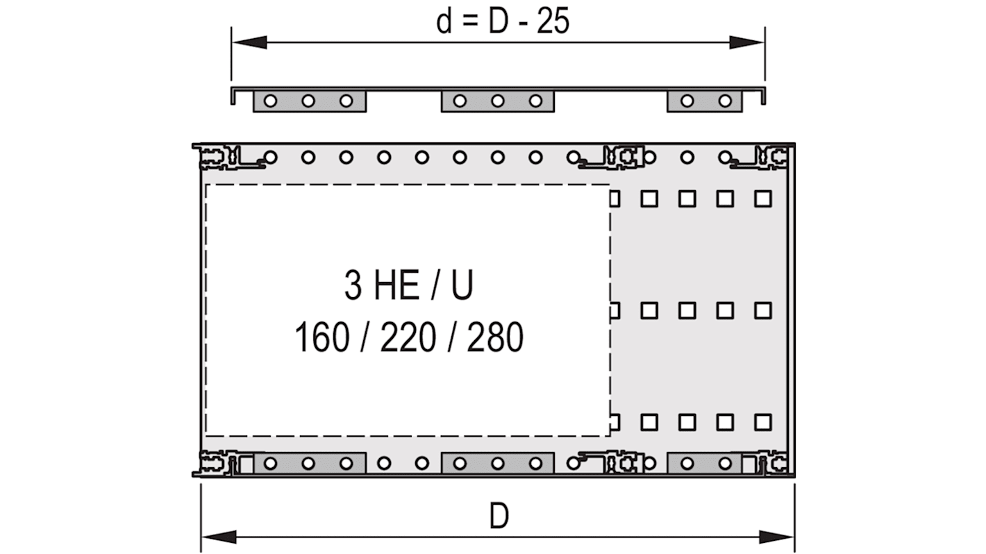 Boîtier rackable nVent-SCHROFF