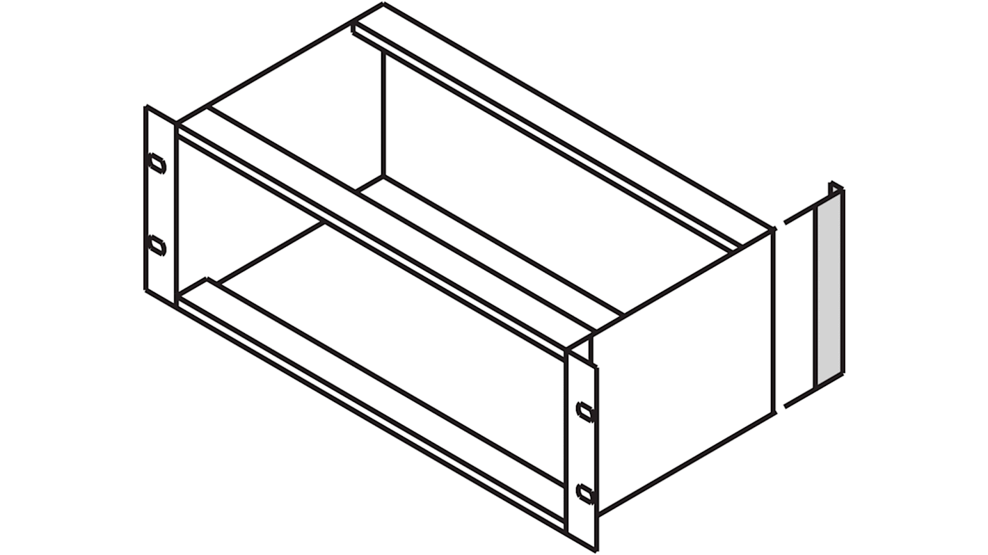 nVent-SCHROFF ラックマウントケース, 高さ：265.9 mm 24564499