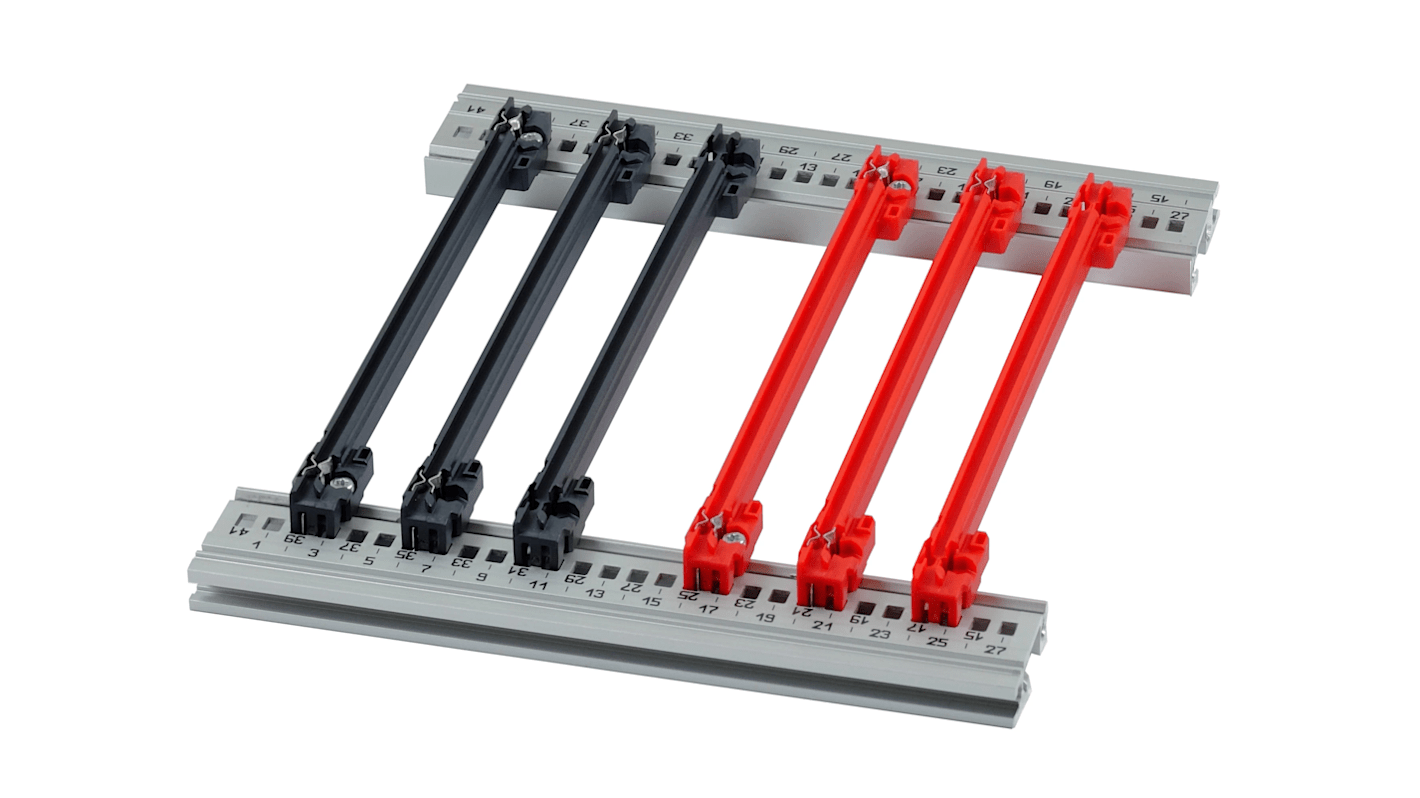 nVent-SCHROFF Führungsschiene, Polycarbonat, 2mm breit, 160mm tief